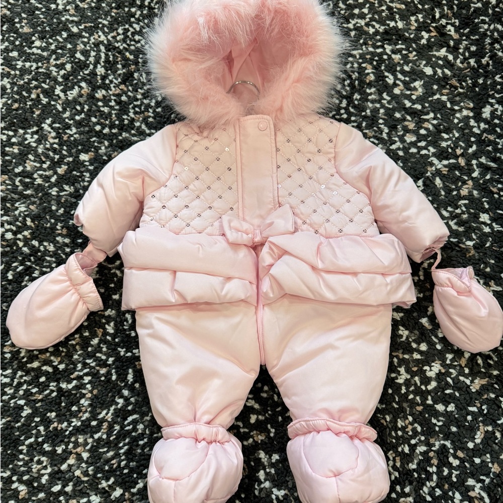 Girl winter snow suit